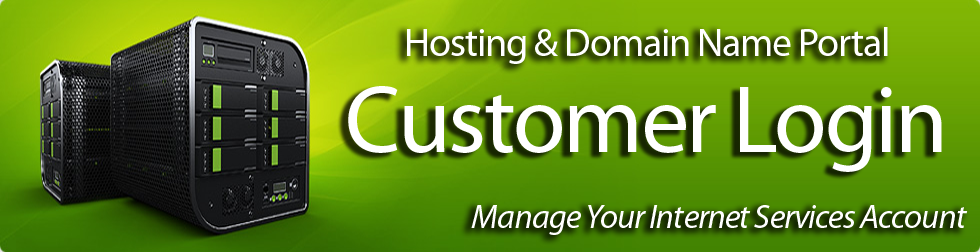 Customer's login here to manage your internet hosting and domain name services online.