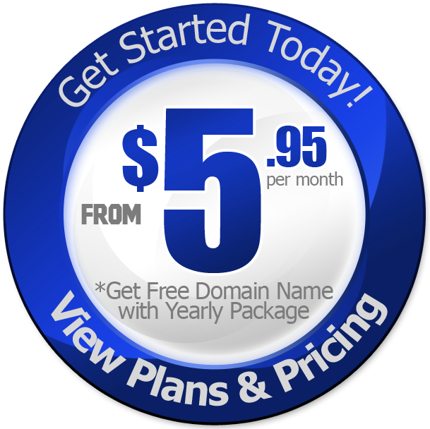 View our hosting plans, annual plans include two months free hosting and a free domain name.